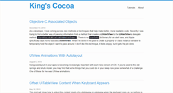 Desktop Screenshot of kingscocoa.com