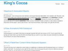 Tablet Screenshot of kingscocoa.com